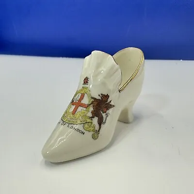 Buy Florentine Crested China - City Of London Shoe Gilt Home Town Collectable Rare • 17.47£