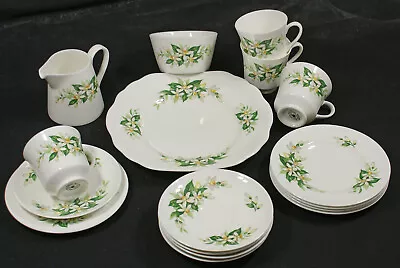 Buy Royal Tuscan Fine Bone China BRIDAL FLOWER Tea Set SH13 • 29.99£
