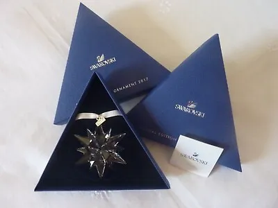Buy Genuine Swarovski Christmas Annual 2017 Star Snowflake  Decoration Bnib 5257589 • 85£