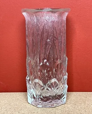Buy Art Nouveau Style Glass Vase Cylinder Stem Vase Made In Italy 12cm • 11.99£