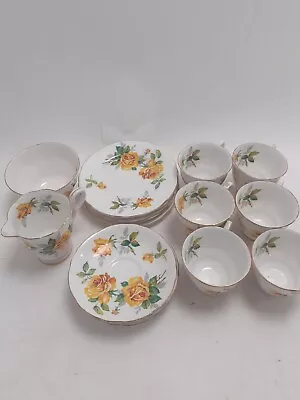 Buy Vintage Royal Stafford Bone China Royal Rose - Cups, Saucers, Plates - Used • 9.99£