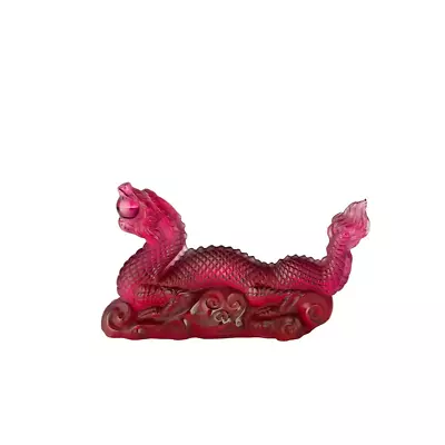 Buy New Lalique Crystal Tianlong Dragon Red Sculpture #10789500 Brand Nib F/sh • 1,152.88£