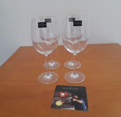 Buy Dartington Crystal Red Wine Glasses X 4 Vineyard Lead Free Boxed New • 19.99£