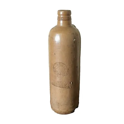 Buy ANTIQUE 1880 Stoneware Tall Mineral Water Bottles APOLLINARIS German  • 30£