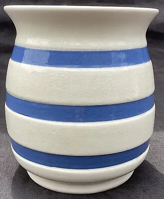 Buy Vintage Staffordshire Chef Ware Cordon Bleu Striped Vase • 10£