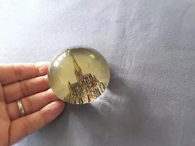 Buy Antique Glass Paperweight   Norwich Cathedral  • 12.99£