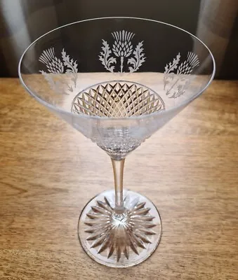Buy  Edinburgh Thistle Design CHAMPAGNE/COCKTAIL Glass BEAUTIFUL GLASSES (Quality) • 49.50£