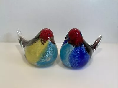 Buy Objects D’Art Glass Figurines- Pair Of Birds NEW BOX DAMAGED • 7.99£