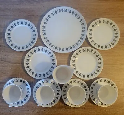 Buy Colclough 14 Piece Tea Set Bone China - Cups & Saucers - Jug - Cake Plate. VGC • 17.99£