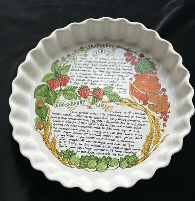 Buy Vintage Purbeck Ceramics Recipe Flan Dish  • 8.50£