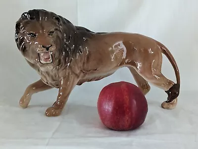 Buy Large Original & Rare Vintage Growling Beswick Lion , Approx 26cm Long  • 78£