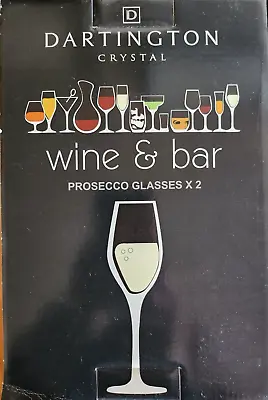 Buy Dartington Crystal WB426/P Wine & Bar Prosecco Pair (2 Glasses) • 19.95£