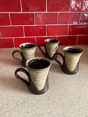 Buy Set Of Four Studio Pottery Mugs • 12£