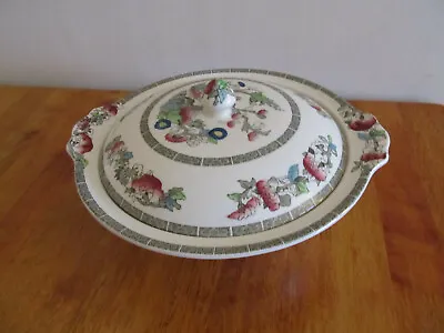 Buy Johnson Brothers Indian Tree Vegetable Tureen / Serving Bowl And Lid Lovely Cond • 10£