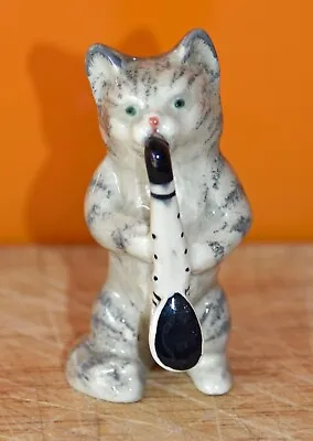 Buy Beswick Ceramic  Cat Band Figure Saxophonist Cat  50mms High • 10£