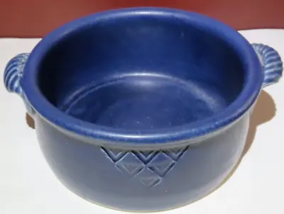 Buy Vintage Hand Thrown Studio Art Pottery Bowl Dish Blue Glazed Signed Mountain '93 • 15.59£