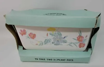 Buy Ringtons Plant Pot Floral Design By Wade Pottery 1989 Boxed • 9.99£