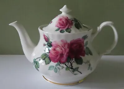 Buy Roy Kirkham English Rose Bone China 32 Oz Teapot - Mint • 37.95£