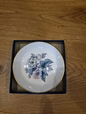 Buy Royal Worcester Bone China Trinket Dish With Gold Colour Egding Design 51 • 12£