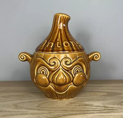 Buy Vintage Sadler Lidded Ceramic Onion Face Pot Sadler Pottery 18cm Height • 12.99£