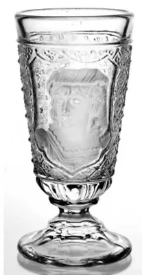 Buy S Reich Glass Company BOHEMIAN RENAISSANCE GIRL Goblet (s) EXCELLENT Circa 1880 • 48.65£