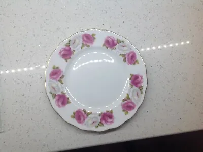 Buy Vintage Queen Anne Princess Roses Bone China 8.1/4  Bread & Butter/salad Plate • 5.99£