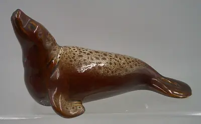 Buy Fosters Pottery Brown Seal Ceramic Ornament Figurine • 6£