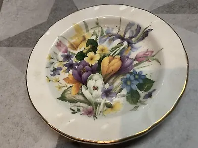 Buy Edwardian English Bone China Fenton China Company Floral Decorative Plate VTG • 0.99£