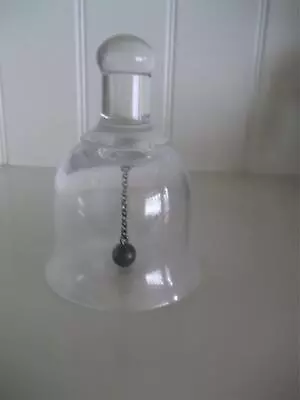 Buy Pretty Cut Glass Hand Dinner Bells 4.5 Inches Tall. • 2£