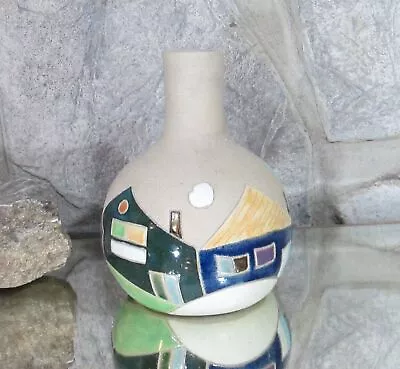 Buy Vintage Pottery House Design Vase • 18.89£