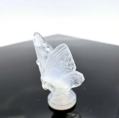 Buy Sabino Opalescent Blue Glass Butterfly 2.75  France Signed • 42.63£