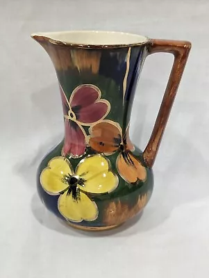 Buy Oldcourt Ware Small Flower Pot Vase Jug Hand Painted Flower Design Approx 13cm • 15£