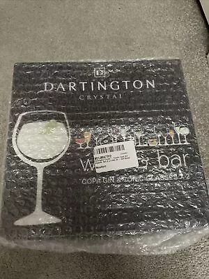 Buy Dartington Crystal 2 Copa Gin & Tonic Glasses Wine & Bar Collection 650ml Boxed • 0.99£