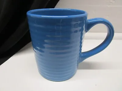 Buy Coffee Mug Royal Norfolk Ribbed Blue Pattern Santa Fe Stoneware • 6.54£