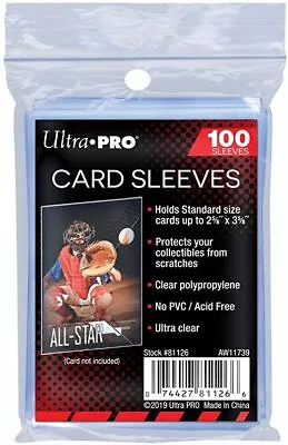 Buy Ultra PRO Soft Sleeves | Penny Sleeve | Trading Card Protector | Pokemon MTG TCG • 2.39£
