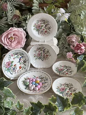 Buy Aynsley Pembroke Sweet Dishes / Coasters / Fruit Dish And Saucer X Six Pieces. • 18£