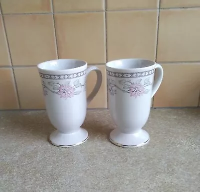 Buy Hornsea Pottery Florence 2 X Tall Mugs For Coffee Or Hot Chocolate • 15£