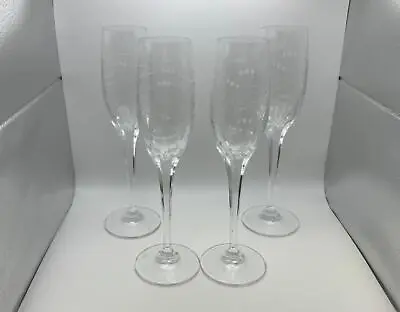 Buy Set Of 4 Royal Doulton Crystal PRECIOUS Champagne Flutes Glasses • 113.79£