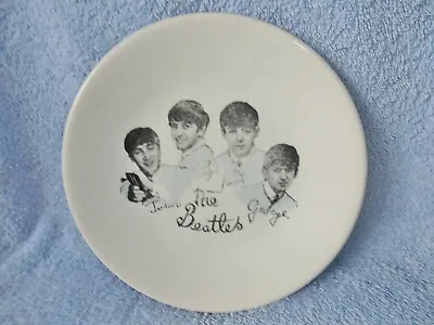 Buy The Beatles Official Washington Pottery Hanley England White Blue Plate Stamped • 25.99£