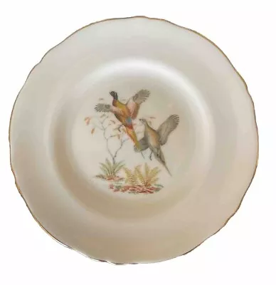 Buy Crown Staffordshire Bone China 1950’s Vintage Gold Rimmed Plates. Hand Numbered • 13.40£