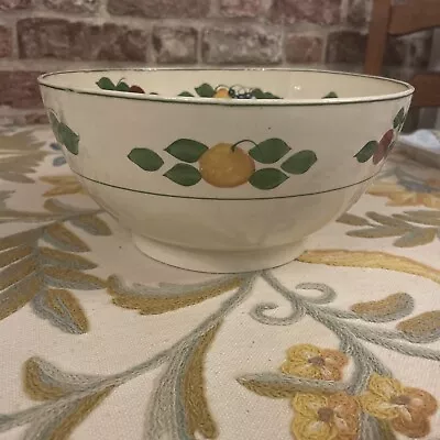 Buy Antique 1920's, Adams China England Titan Ware Fruit Theme  Serving Bowl • 19.99£