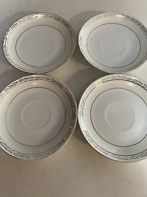 Buy Vintage Noritake Nippon Porcelain Saucers Set Of 4 • 17.29£