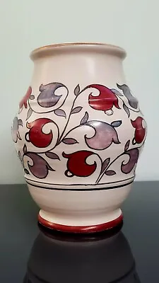 Buy Art Deco Crown Ducal Attributed To Charlotte Rhead Tubelined Oyster Pattern Vase • 36.95£