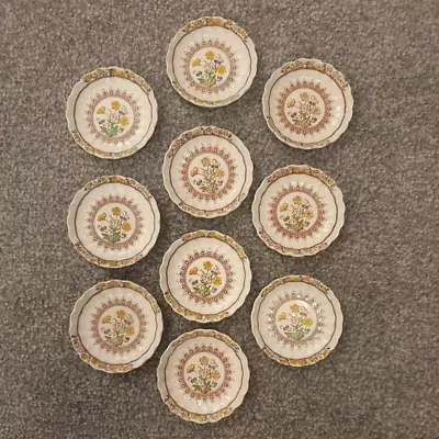 Buy Copeland Spode Buttercup England (10) Plates 3 1/2  Old Marking • 50£