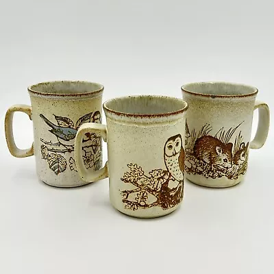 Buy Vintage Dunoon Ceramic Country Stoneware Mugs X 3 - Made In Scotland • 19.99£
