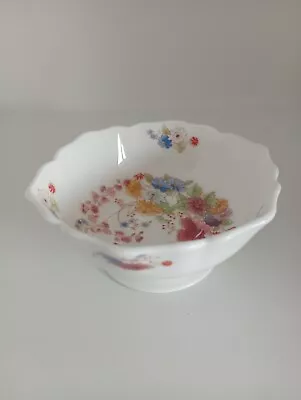 Buy POOLE POTTERY FINE BONE CHINA FOOTED BOWL ROSALIND PATTERN DIAMETER 110mm GIFT  • 15.99£