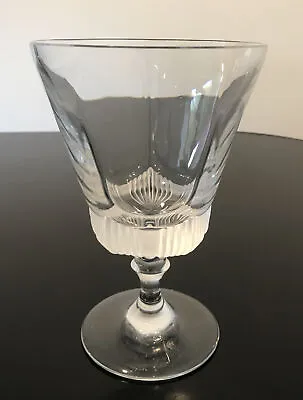 Buy Rare Lalique French Crystal Art Deco 8” Water Goblet Glass Mint • 359.95£