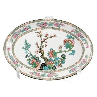 Buy John Maddock England 10.5 X 7.5 Indian Tree Royal Vitreous Oval Platter • 38.35£