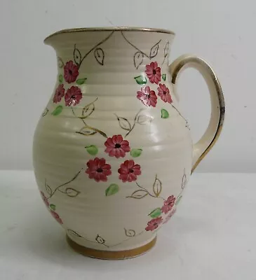 Buy Vintage 1930s Arthur Wood Ceramic Floral Jug - Thames Hospice • 10£