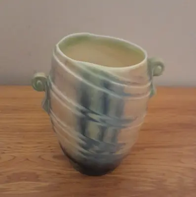 Buy SylvaC Pottery Marble Effect Urn Vase No. 684 Green Blue • 13.59£